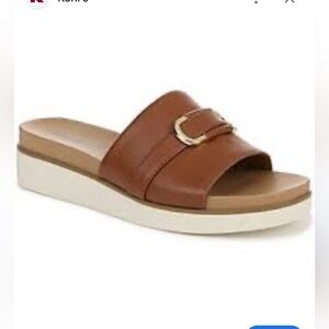 Life Stride Tan Genevieve Slide Sandals